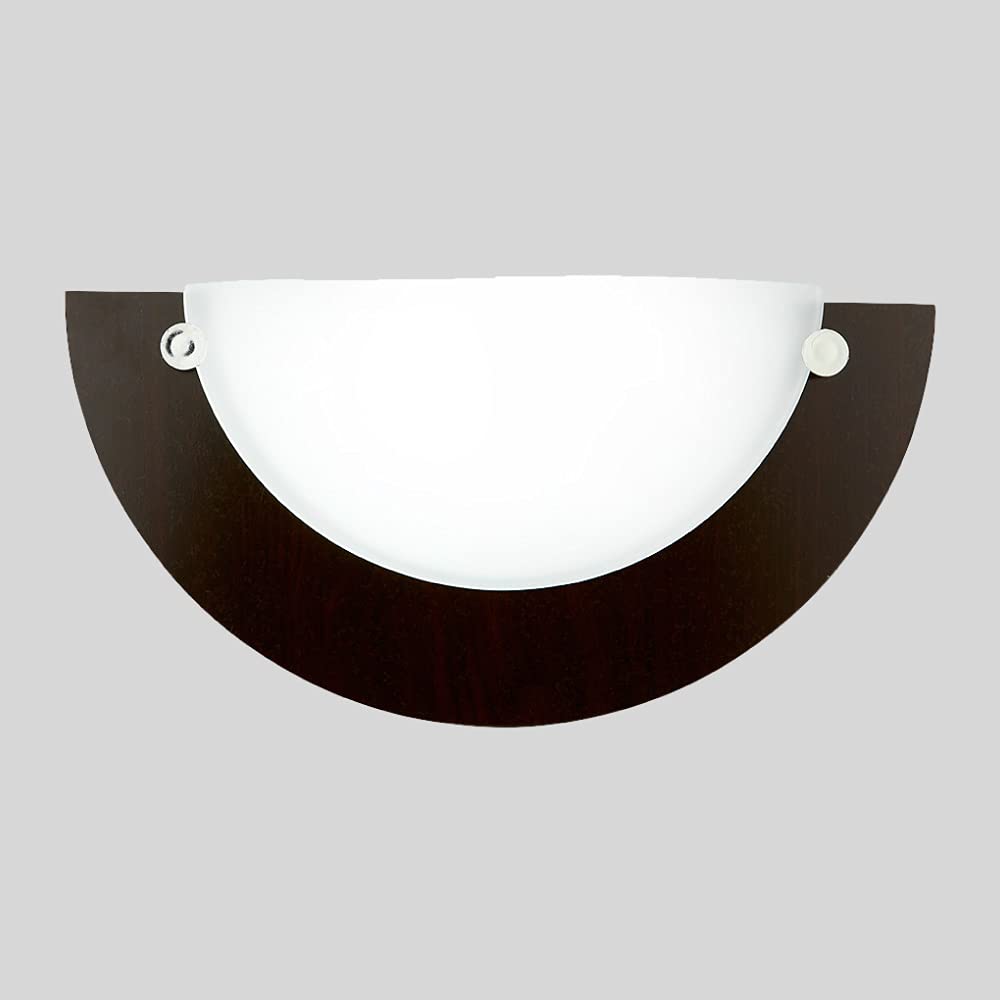 Tecnolite Lámpara Interior, Lámpara de Pared, Base E27, 100 - 240 Volts, Color Madera Oscuro