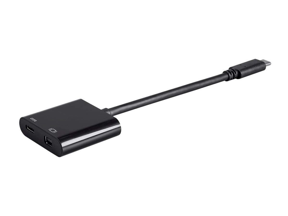 Monoprice 8541683225 Select Series USB-C to Mini DisplayPort USB-C F Dual Port Adapter