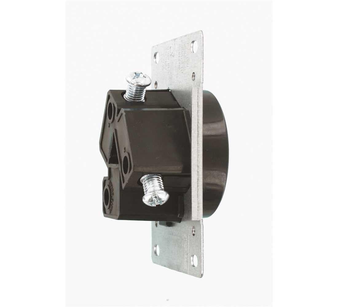 Leviton 020-05207-S10 Receptáculo Entrada Recta Industrial 30A 125/250V 3P3H Nema 10-30R,,, pack of/paquete de 1