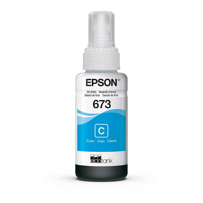 Epson C13T673220 Cartucho de Tinta color Cyan para L800, L1800, T673220, Talla unica, Cian