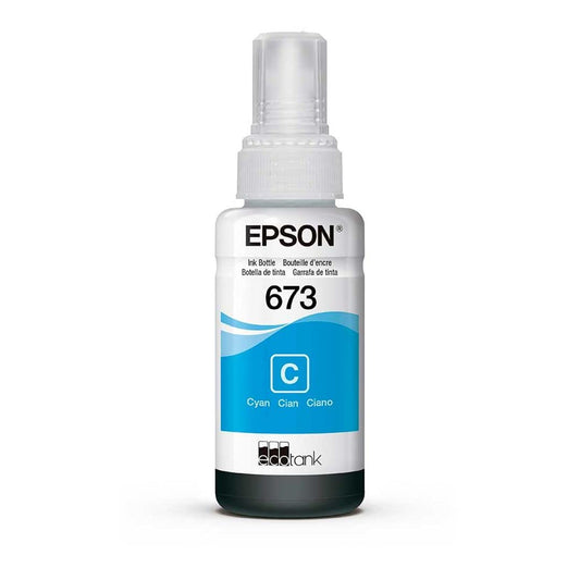 Epson C13T673220 Cartucho de Tinta color Cyan para L800, L1800, T673220, Talla unica, Cian