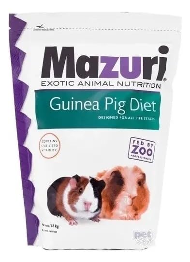 Mazuri Alimento para Cuyos, Chinchillas y hámsters 1.3 kg