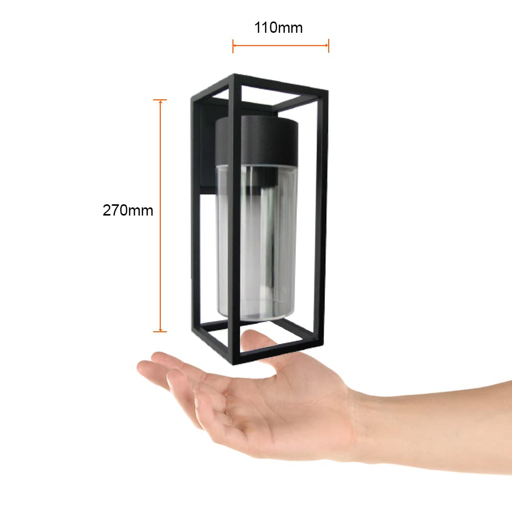 Tecnolite Lámpara de Pared Arbotante Tipo Farol Exterior, Potencia Máx. 60 W, Base E27, IP44, No incluye foco