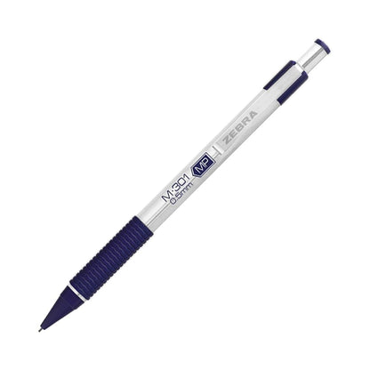 Zebra Portaminas De Acero Inoxidable M-301 Punto Fino (0.5 mm) Caja 12 Piezas Color Azul.