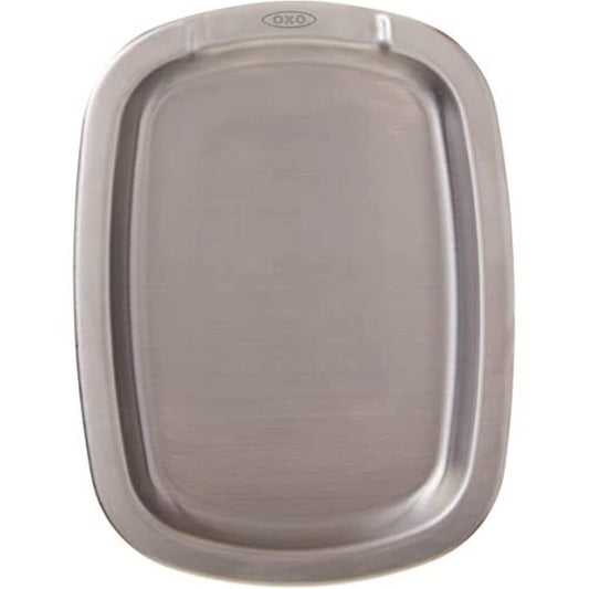 Oxo 13245300 Portacuchara Acero Inox/Silicón, 15 cm, Multicolor