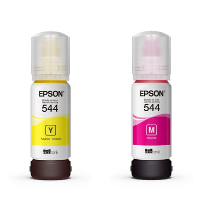 Epson Cartucho Dye para EcoTank, Colores Surtidos - Amarillo - Cartucho Dye + CAREPS5840 Cartucho Dye