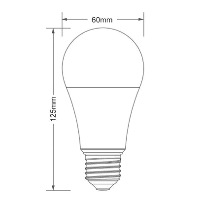 Tecnolite - Foco A19 LED 13 W, Luz Suave Cálida, Base E27, Atenuable