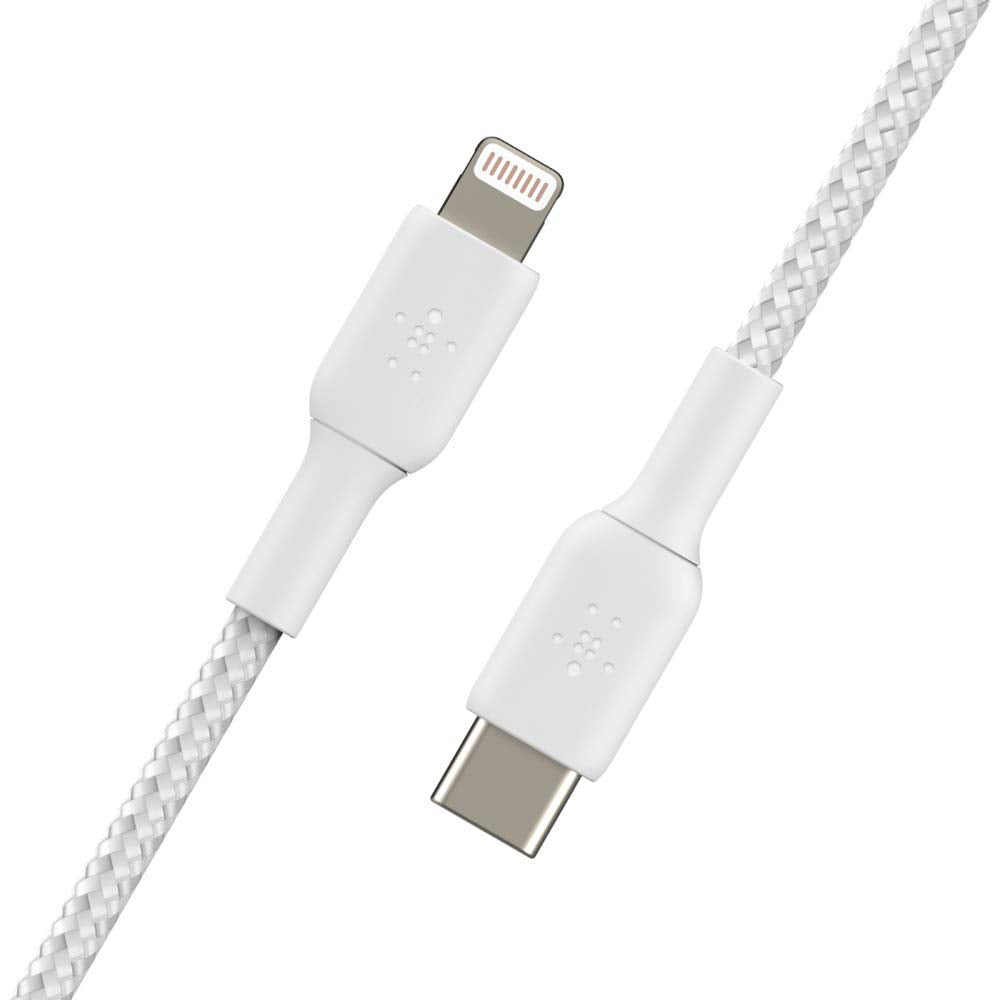 Belkin BoostCharge Cable USB-C a Lightning Trenzado 2 m MFi