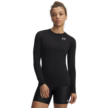 Under Armour Playera de Compresión Heatgear Manga Larga Mujer - M - Negro