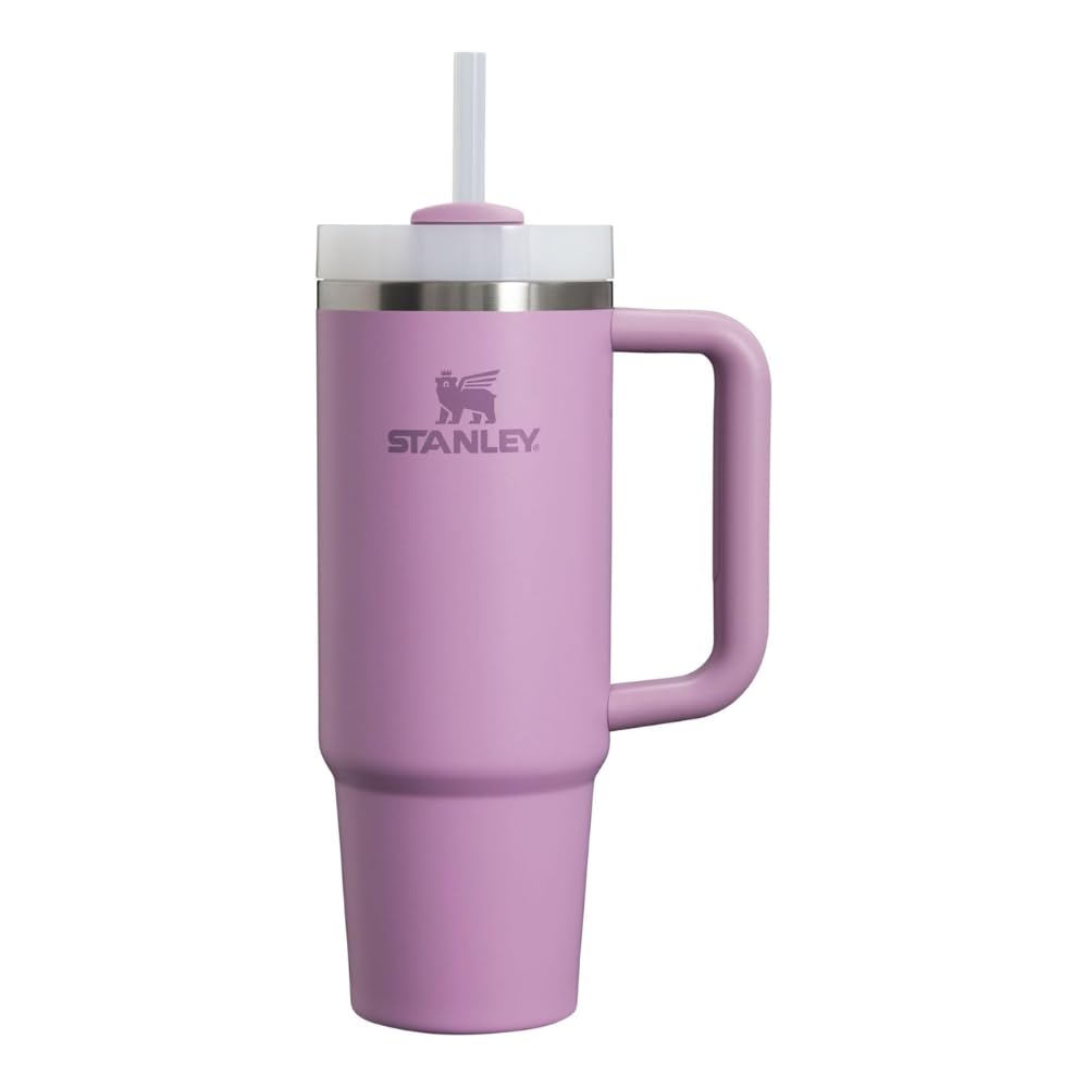 Stanley Quencher FlowState 887 ml Termo con Popote, Acero Inoxidable - Lilac
