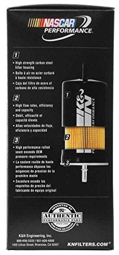 K&N Filtro de Combustible de Gasolina