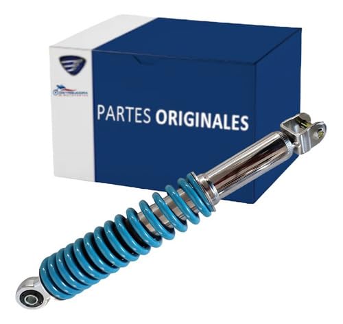 Amortiguador Trasero Azul Fluorescente Italika Compatible con WS150 SPORT