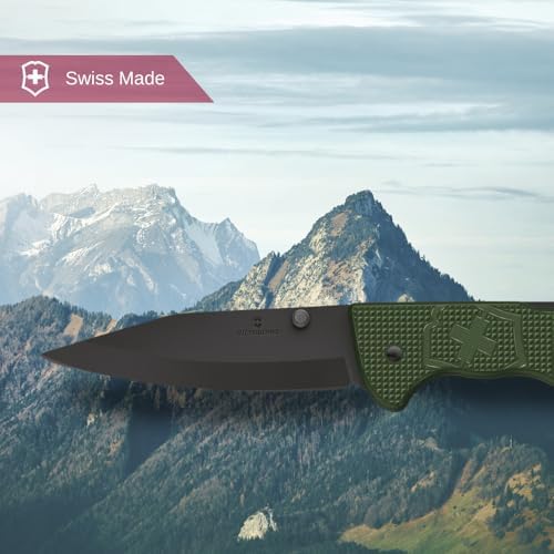 Victorinox Navaja Evoke Alox, 4 Usos, Verde Olivo