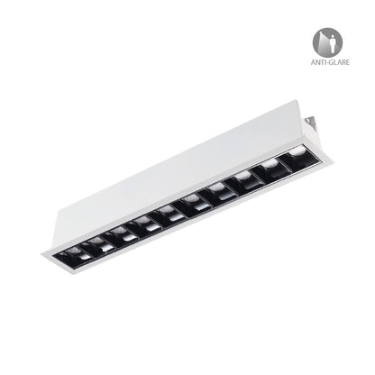 Tecnolite Lámpara Downlight LED Empotrable 20 W - Luz Suave Cálida, 100 - 277 V, IRC 90, LED integrado, Lámpara de Techo para Empotrar
