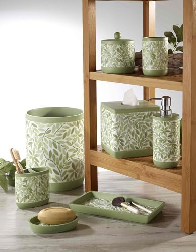 Avanti Linens Accessories - cubeta de basura para baño, color verde