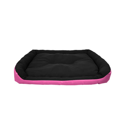 Fancy Pets Cama Rizzo Acolchada e Impermeable para Perro - ROSA - NEGRO