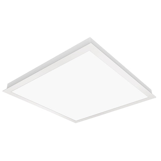 Igoto PL1040 Panel Plafon Lampara LED Empotrable 60x60 40W Luz Fría 6500K, Plafón LED Cuadrado para Techo 4000 lm Multivoltaje 100-277V Lámpara LED para Oficina Escuela y Comercio