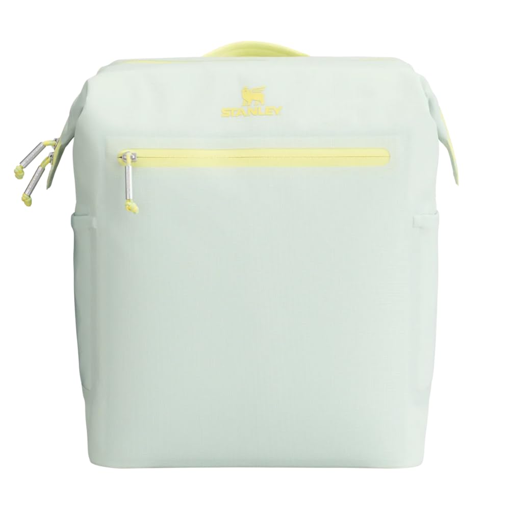 Stanley All Day Madeleine Mini Cooler 14L - Mochila Hielera Stanley con Espacio para 20 Latas, Correas Acolchonadas y Portavasos Integrado