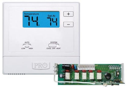 PRO1 IAQ T731W - Termostato electrónico no programable con visualización táctil