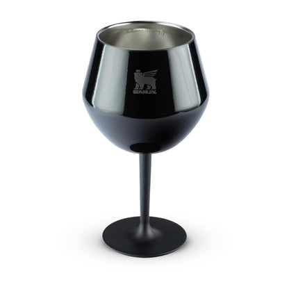 Stanley Copa Prismática 2 en 1 con Base Removible, Acero Inoxidable, 414 ml - Black Gloss