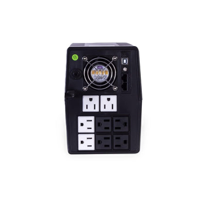 Smartbitt No Break Interactivo de 2400 VA / 1200 W con 8 Contactos, Negro, SBNB2400M