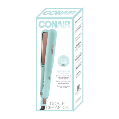 Conair Alaciadora 1 1/4" Menta Con Placas Rose Gold