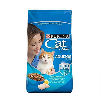 Purina - Cat Chow Comida para Gato, Adulto, Deli Mix, 15.0 kg + Dog Chow Comida para Perros Adultos Medianos y Grandes con Extralife 7.5kg