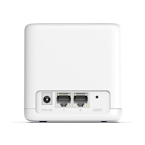 MERCUSYS Halo Mesh, Sistema WiFi Mesh para tu hogar, Doble Banda AC1200, 10/100Mbps Puertos, Cobertura de hasta 2,800 Pies Cuadrados y Más de 100 Dispositivos. Halo H30(2-Pack)