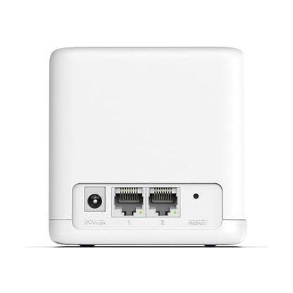MERCUSYS Halo Mesh, Sistema WiFi Mesh para tu hogar, Doble Banda AC1200, 10/100Mbps Puertos, Cobertura de hasta 2,800 Pies Cuadrados y Más de 100 Dispositivos. Halo H30(2-Pack)