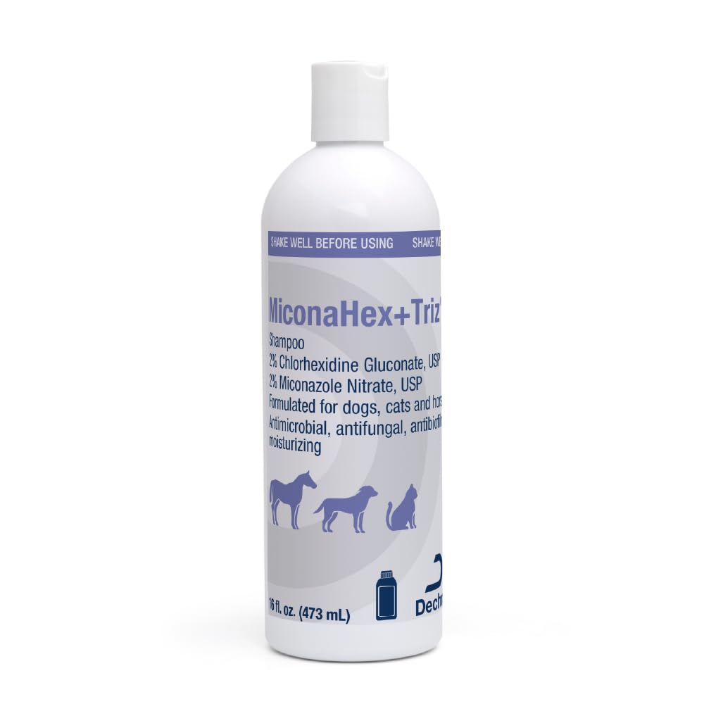 MiconaHex+TrizÂ Champú para Perros, Gatos y Caballos, 16 oz