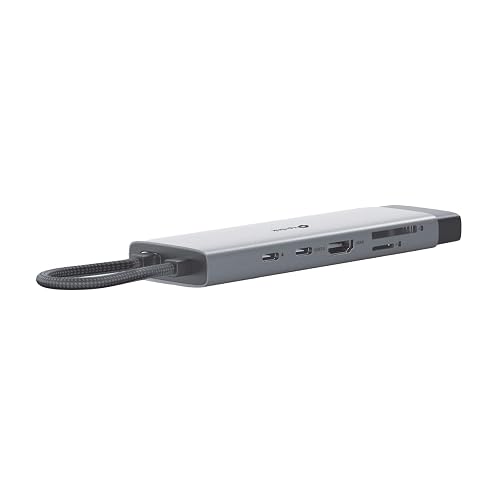 Hub USB-C TP-Link 9 en 1, HDMI 4K 60Hz, PD 100W, Ethernet Gigabit, SD/microSD, Puertos USB-C 5Gbps y 3× USB-A, Plug & Play, Compatible con MacOS, Windows, iOS, Android, ChromeOS (UH9120C)