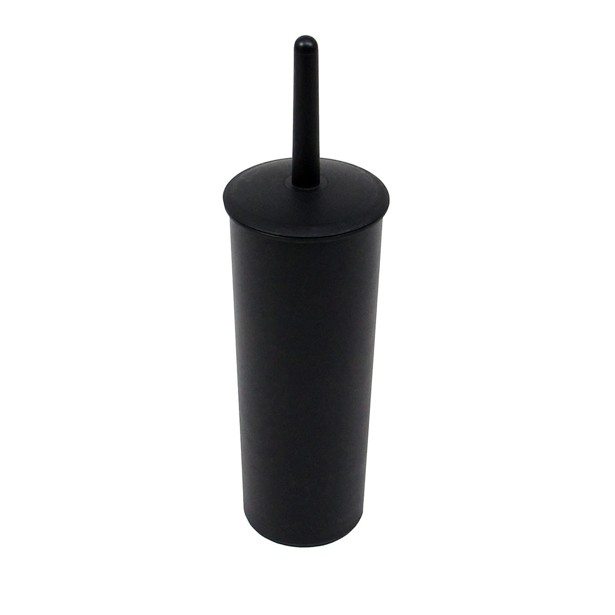 Casaphoria - Escobilla y Soporte de plástico para Inodoro Compacto y no Empotrado, para Almacenamiento y organización de baño, Ahorro de Espacio, Resistente, Limpieza Profunda, Cepillo para Polvo - Mango corto