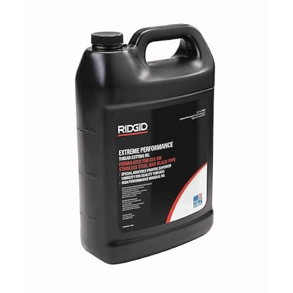RIDGID - Aceite para Cortar Roscas 74012, Alto Rendimiento, 1 Galón, Tuberías, Eliminación de Metal, Plomería Profesional