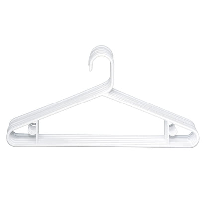 Clorox - Perchas de plástico para Ropa (10 Unidades), Color Blanco