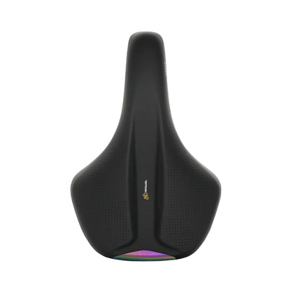 Selle Royal Vivo Ergo Reflectivo, Asiento de Bicicleta con Visibilidad Extra para Montar en la Oscuridad
