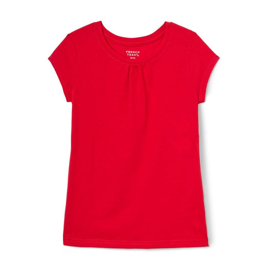 French Toast - Playera de Manga Corta con Cuello Redondo para niña