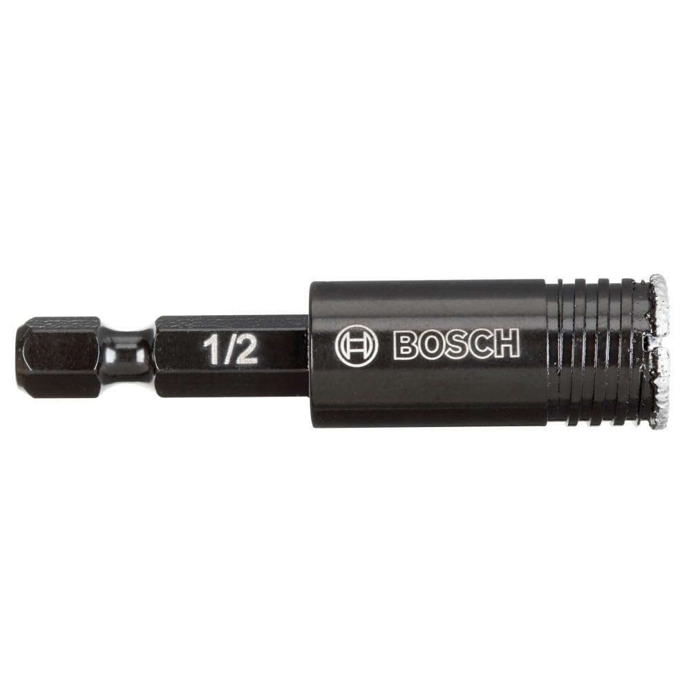 BOSCH - HDG12 1/2 pulgadas. Sierra de diamante, color negro - 1.3 cm - 1 pieza