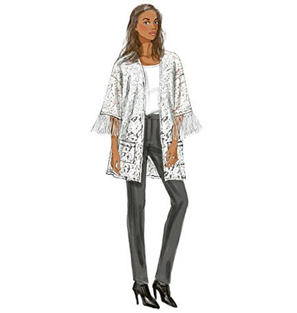 BUTTERICK PATTERNS B6176ZZ0 - Plantilla de Costura Tipo Kimono para Mujer, ZZ (LRG-XLG-XXL)