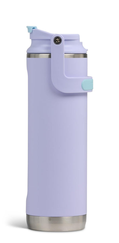 Igloo, Vaso FlipNSip de 20 onzas, Taza de Viaje Reutilizable, Taza de hidratación aislada de Acero Inoxidable para Bebidas Calientes y frías, Lila
