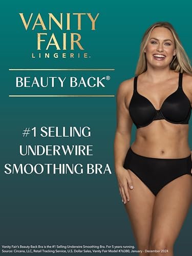 Vanity Fair Full Figure Beauty Back Smoothing Bra (36c-42h) Sujetador Moldeado para Mujer