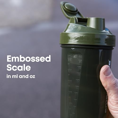 SmartShake Original2GO ONE Gris 800ml, Botella Mezcladora de Proteínas, Libre de BPA, 1 Compartimiento incluído