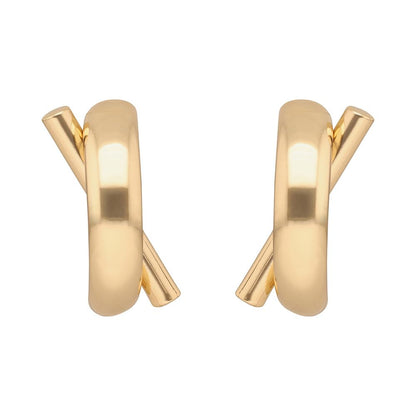 Nine West Aretes Dorado para Mujer