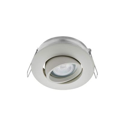 ILLUX Luminario Empotrado Giratorio 1 X 50W G5.3 Mr16, Blanco TH-4221.B