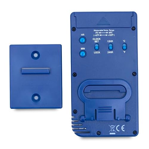 Traceable - AO-90080-06 termómetro rastreable con reloj, monitor de humedad y calibración