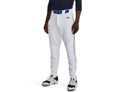 Under Armour Pantalón de Béisbol Pierna Recta para Hombre - M - (102) Blanco - Midnight Navy - Midnight Navy