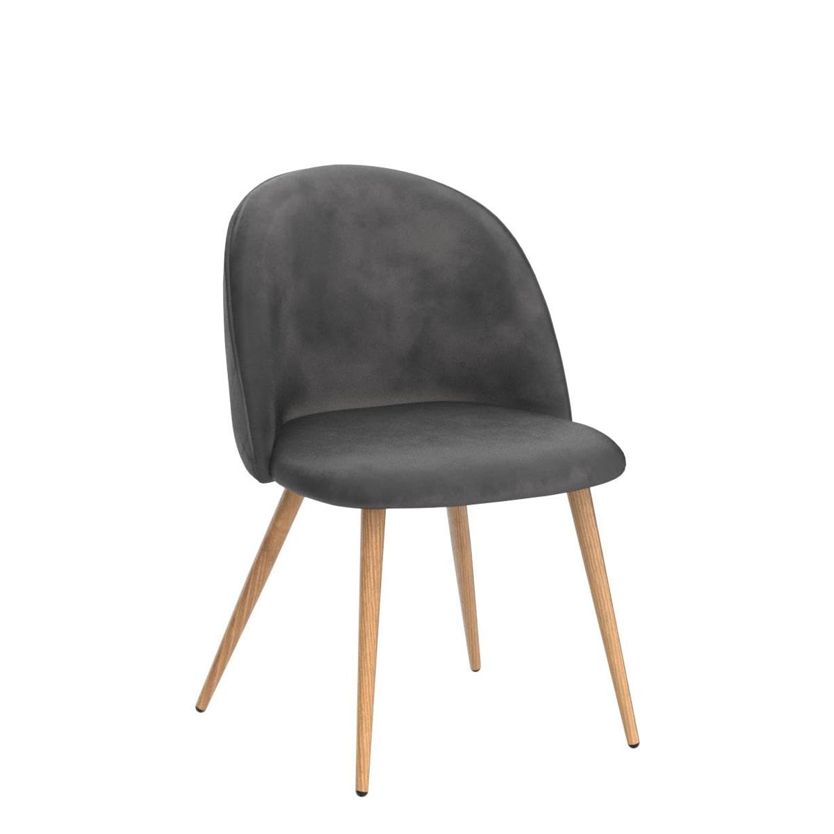 CangLong - Juego Moderno de 2 sillas de Comedor de Mediados de Siglo, Modernas, tapizadas de Terciopelo con Patas de Metal Dorado para Comedor, Sala de Estar, Cocina, recámara, habitación de