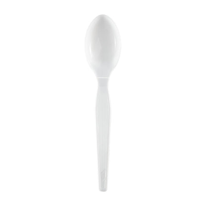 Dixie Cucharitas de Plástico de Poliestireno TH217 | Blanco, 6 pulgadas, 1000 unidades, peso pesado, para alimentos como carne y pollo