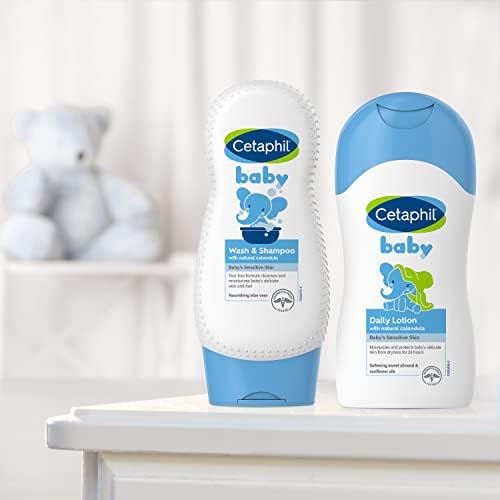 Cetaphil Baby Wash And Shampoo With Organic Calendula, 7.8 Ounce