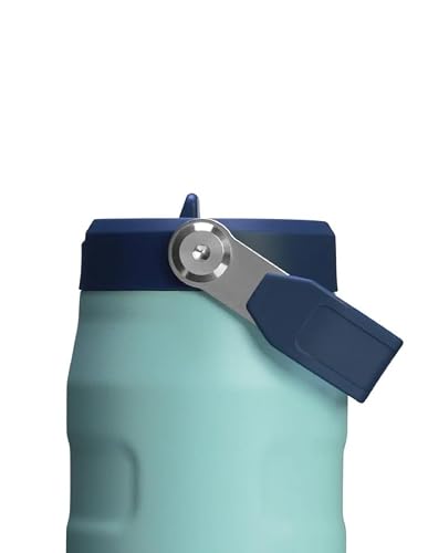 Stanley IceFlow AeroLight Flip Straw 709ml | Seafoam, aislamiento al vacío doble pared, mantiene frío 15 horas, acero inoxidable reciclado