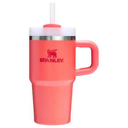 Stanley Quencher H2.O FlowState Vaso con Asa y Popote 591 ml - Hot Coral